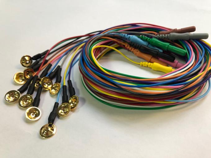 Disposable EEG cup Electrode REPD1.5PC Plated AgCl with 10 colors