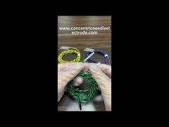 Medical disposable subdermal needle electrodes