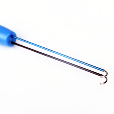 Repusi IONM Disposable Double Hook Stimulation Probe 180° With Blue Handle