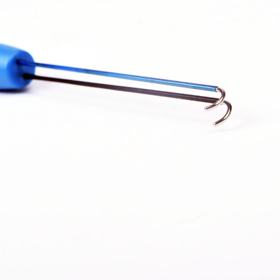 Repusi IONM Disposable Double Hook Stimulation Probe 180° With Blue Handle