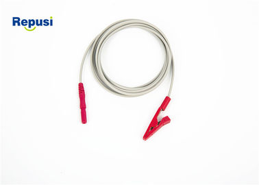 Reusable Single Alligator Clip Leads Red Clip Color 150m Length