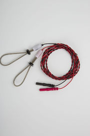 REP -1.5R Resusable EMG Sensory Finger Loop Electrode Twisted Pair Blank Red