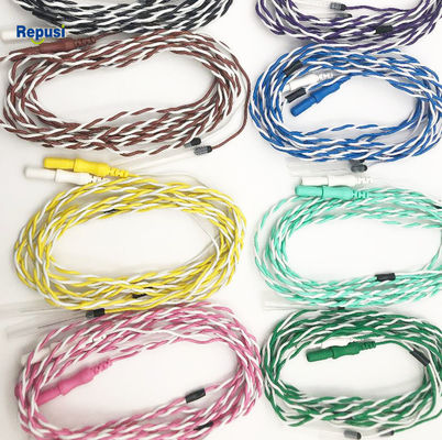 Colored Twist Wire Disposable EMG Sterile Subdermal Needle Electrodes