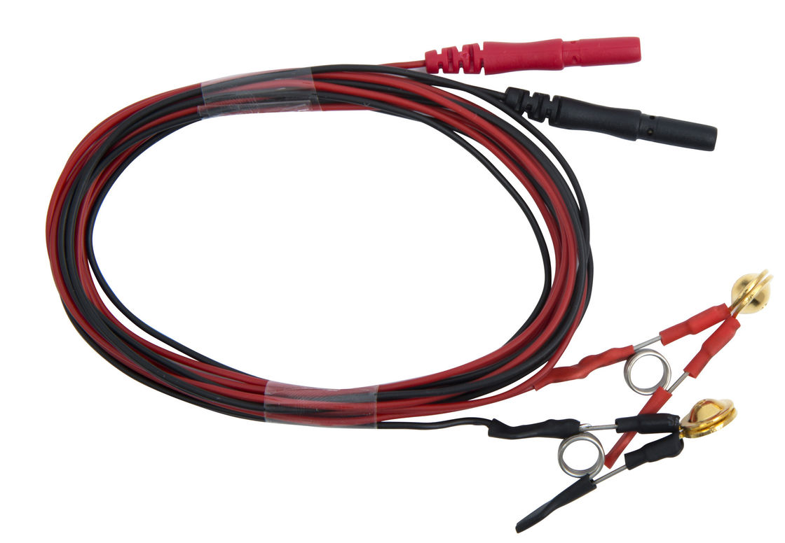 Reusable Ear Clip Electrodes Goldplated disc , EEG Ear Electrode in pair